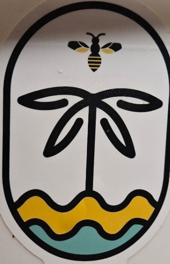 Honu Honey bee and honu logo